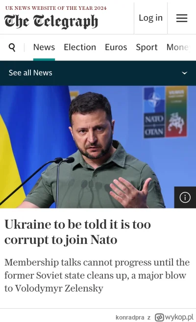 konradpra - #ukraina #nato

No comments. XD

https://www.telegraph.co.uk/world-news/2...