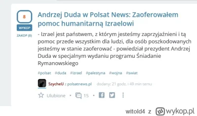 witold4 - wow.... 8 osób wykopało i główna. Jestem pod wrażeniem