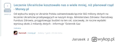 Jarusek - Okazało się, że obywatele Ukrainy nie korzystają tak chętnie z naszego syst...