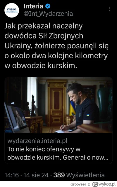 Grooveer - Dwa kilometry do przodu. Oby tylko utrzymać to tempo.
#wojna #ukraina #ros...