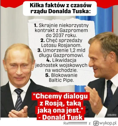 Raffffffffffffffff - @lobo To że Tusk na zlecenie z Niemiec realizował Reset z Rosją ...