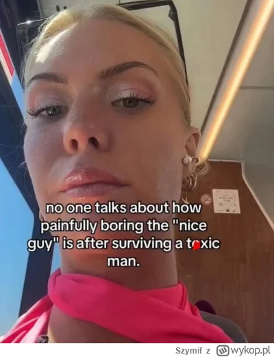 Szymif - To ten #damskiprzegryw 

#przegryw #samotnosc #logikarozowychpaskow #redpill