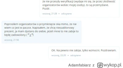 Adamfabiarz - @Adamfabiarz: WIADOMOŚĆ GRUDZIEŃ