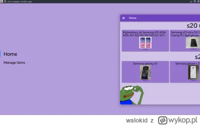 walokid - Dzień dobry.

Zrobiłem sobie apke do przeglądania przedmiotów na olx. Zrobi...