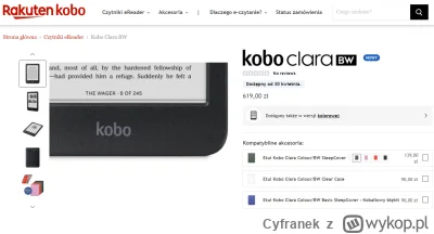 Cyfranek - Kobo Clara BW to pierwszy w Europie czytnik, w którym będzie ekran nowej g...