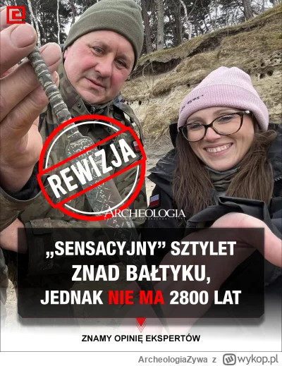 ArcheologiaZywa - "Sensacyjny" sztylet znad Bałtyku jednak nie ma 2800 lat [głos eksp...