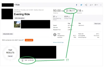 Ksemidesdelos - wyjaśni mi ktoś pewną zagwozdkę w aplikacji #strava ?

przejechałem d...