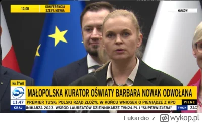 Lukardio - Barbara Nowacka
odwołała
Barbarę Nowak

#edukacja #pis #bekazkatoli #neuro...