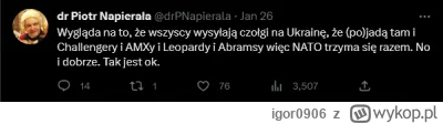 igor0906 - NIE MOŻNA WYSYŁAĆ BRONI O F E N S Y W N E J NA UKRAINE!!11 CZY WY TO KUWA ...