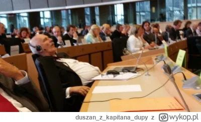 duszanzkapitanadupy - @duszanzkapitanad--y: tymczasem korwin w euro (tfu) parlamencie...