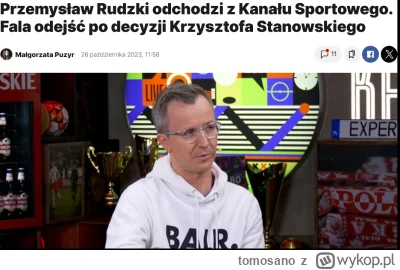 tomosano - Rudzki odchodzi z KS, ewakuacja z tonącego okrętu czy jeszcze się odbiją?
...