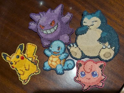 voliereen - dzień dobry
Naszywki z pokemonami, haftowane na wełnianym filcu bawełnian...