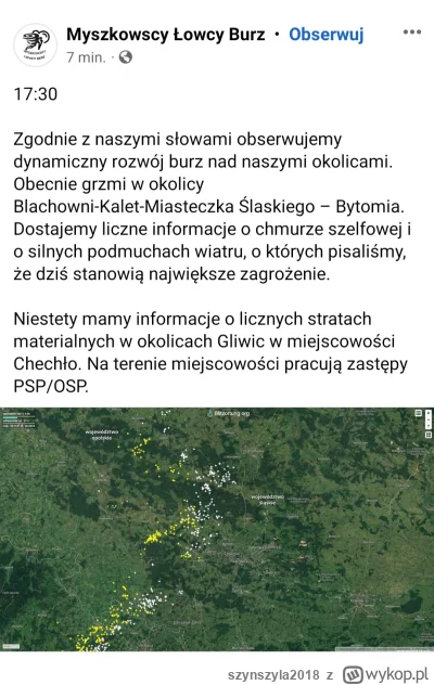 szynszyla2018 - #burza #katowice #gliwice