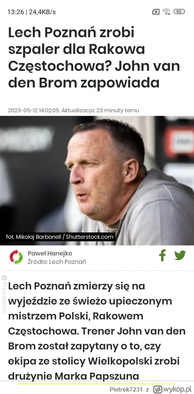 Piotrek7231 - #mecz #ekstraklasa  #lechpoznan  #rakowczestochowa 
Nie wiem jak wy ale...