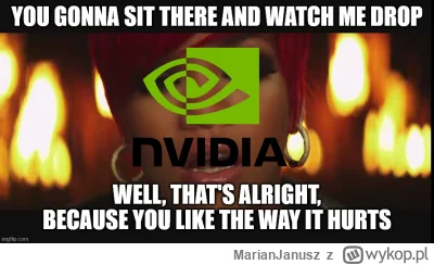 MarianJanusz - zrobiłem mema ale nie wiem czy śmiesznego

#gielda #nvidia #humorobraz...