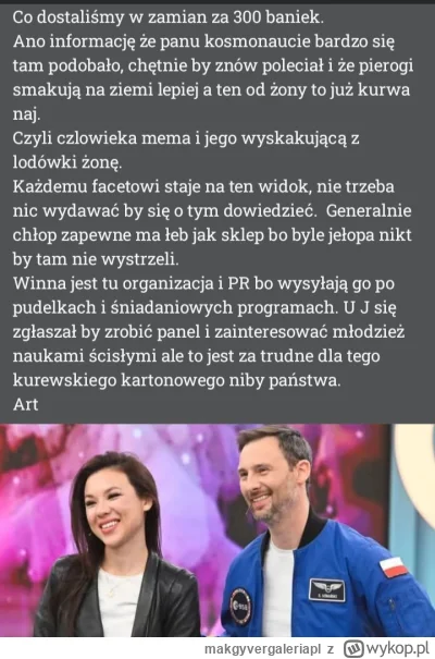 makgyvergaleriapl - Jak to zobaczyłem myślałem, że czytam wykop...
#heheszki #kosmos ...