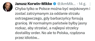 Tuschino - Janusz nie bierze jeńców 

#jkm #wojna #polityka #polska #granica