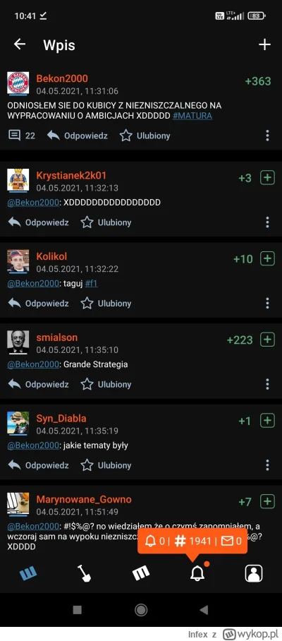 Infex - Tak mnie wzięło na wspominki. Wpis @Bekon2000 który przeszedł do historii na ...