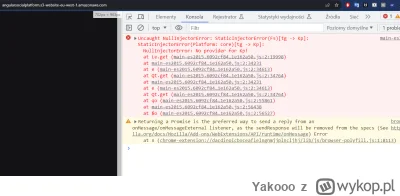 Yakooo - Mirki mam problem z deployem Angulara na AWS. Czy jest tutaj ktoś kto mógłby...