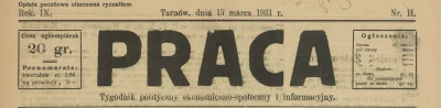blackrei089 - Z życia miasta Tarnowa - 15 marca 1931 roku
Dokonując kwerendy archiwal...
