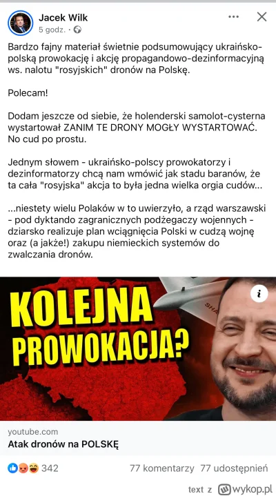 text - Większego durnia w polskiej polityce chyba nie ma 
XD
Najlepsze jest to, że w ...