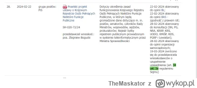 TheMaskator - @VZee: Tutaj projekt ustawy o jakimś rejestrze ale też odrzucony bo rze...