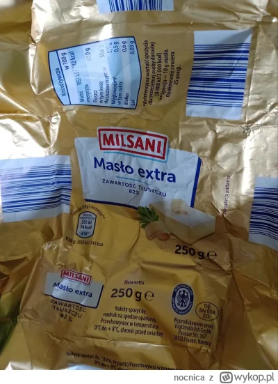 nocnica - Kupiłam takie masło w Aldi, jest napisane że to masło i że ma 82% tłuszczu,...