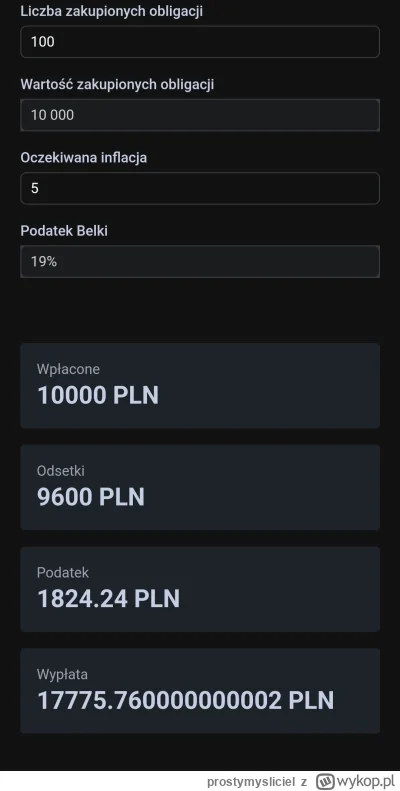 prostymysliciel - @ChosennOne:
Dałem 5 procent, ale jak pis wróci, to możliwe, ze, zw...