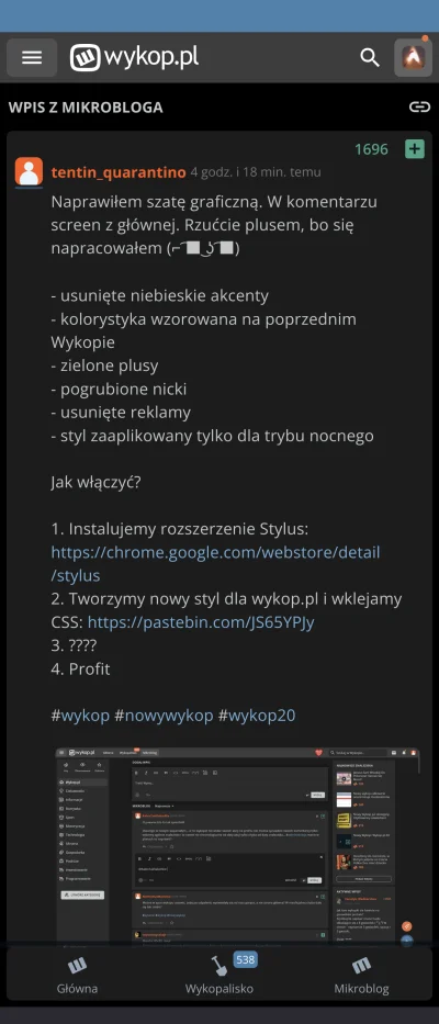 msichal - @papaj2137: @riseno u mnie na androidzie aktualnie wygląda to tak, wziąłem ...