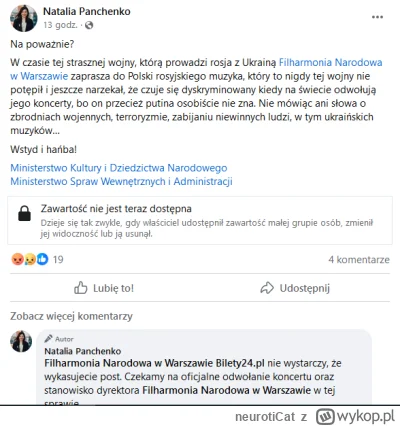 neurotiCat - Szykuje się inba. Ukraińska aktywistka Panczenko i ukrofile zesrali się,...