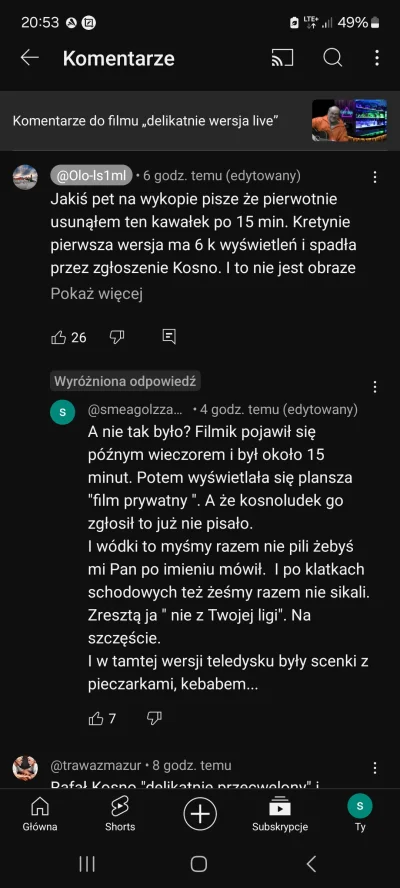 bellacavem - @CzikaKiri: Ostatnio z ciekawości obejrzałem sobie tą SDR z Krzysiem,  t...