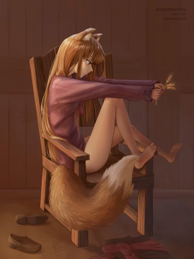 LatajacaPapryka512 - #anime #spiceandwolf #holo #randomanimeshit