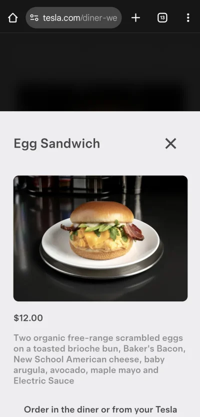 wscieklykabanos - @wscieklykabanos: Tymczasem w Tesla Diner w West Hollywood w USA: