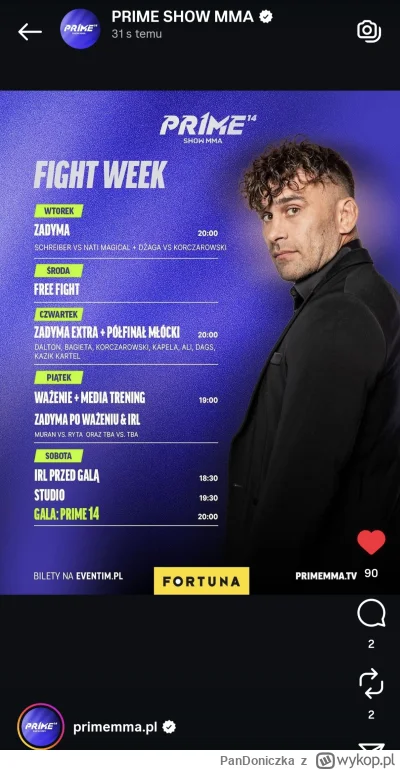 PanDoniczka - Ale prime umila nam czas, każdego dnia aż do gali. Chwilo trwaj
#famemm...