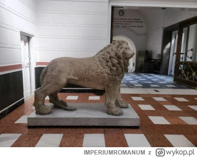 IMPERIUMROMANUM - Rzeźba ukazująca stojącego lwa

Rzeźba ukazująca stojącego lwa; wyk...