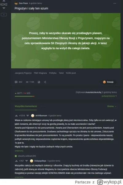 Partacze - Na pikabu też jeszcze mieli nadzieje że to jakiś chytry plan xD #ukraina
