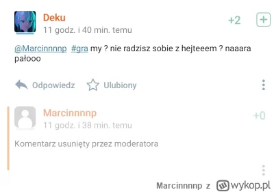 Marcinnnnp - Czy to prawda, że @Deku ssie pałeeee moderatorom, dzięki czemu ma paraso...