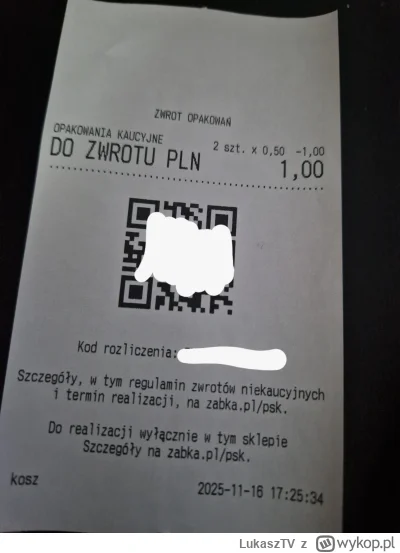 LukaszTV - @Mamiser tak, można oddawać w Żabce przy kasie albo do automatów. U mnie j...