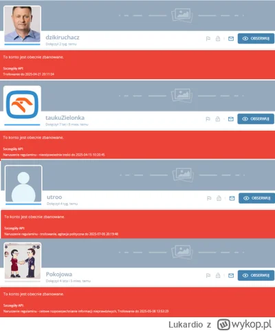 Lukardio - https://wykop.pl/ludzie/dzikiruchacz

-7925
#stobanowdlaprawakow
---------...