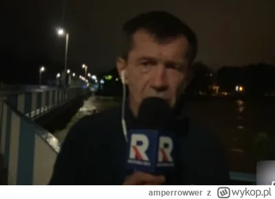 amperrowwer - #powodz Witek jeszcze suchutki ale już niedługo będzie szorował po dnie...