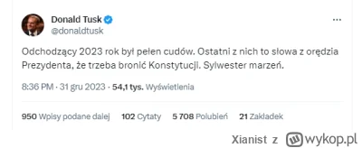 Xianist - Piekna subtelna sylwestrowa szpileczka dla "twardego" Andrzeja. Wszystkiego...