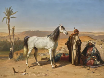 Bobito - #obrazy #sztuka #malarstwo #art

Arab na pustyni , Charles-Philogène Tschagg...