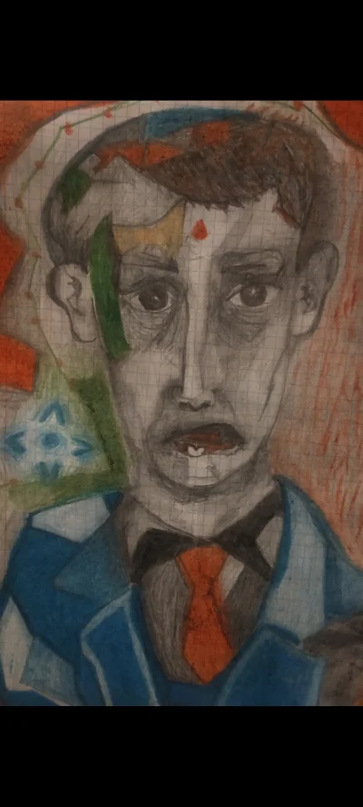 Nawsplonej2 - Młody Benek Natenjahu 
#tworczoscwlasna
#malarstwo
#obrazki
#obrazy
#re...