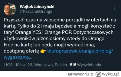 MrPawlo112 - Co ten Orange. Dostaje około 60GB z "masz za staż". Ciekawe czy poza zmi...