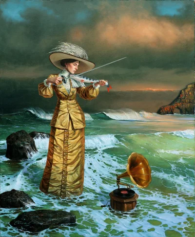 GARN - #sztuka #art #malarstwo #obrazy autor: Michael Cheval | SIRENS (SONGS OF THE I...