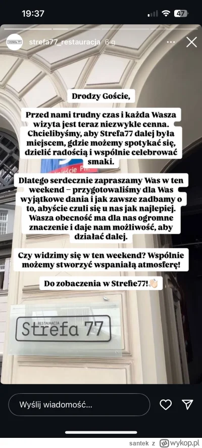 santek - Dziwnym trafem po zamknięciu buddy i grażyny restauracja sobie nie radzi…. C...