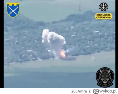 200Amra - Ukraiński dron niszczy kacapską samobieżną haubicę Msta-S

#ukraina #wojna ...