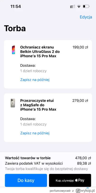perfumowyswir - #apple 

Już się szykuję do zamówienia w piątek, czekam na ból dupska...