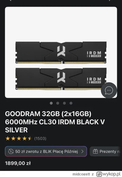 midcoastt - W tydzień cena ponad 500 do goryXDDDDDDDDD

#pcmasterrace