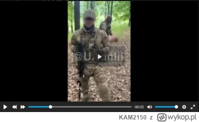 KAM2150 - #ukraina W sieci pojawiły się już filmy z leśnych egzekucji członków VDV, k...
